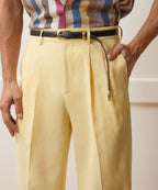 Italian Sueded Linen Gaucho Pant