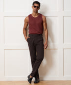 Italian Sueded Linen Sutton Trouser