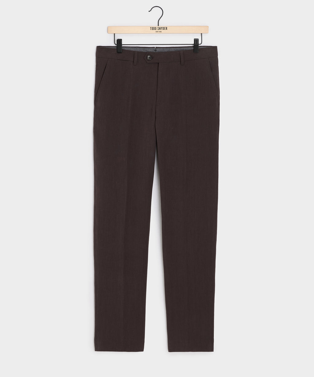 Italian Sueded Linen Sutton Trouser