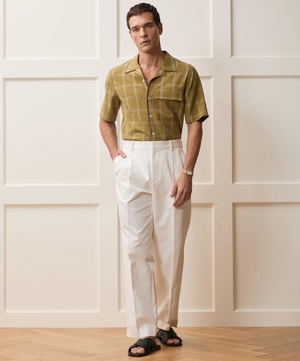Sand-Washed Silk Studio Shirt