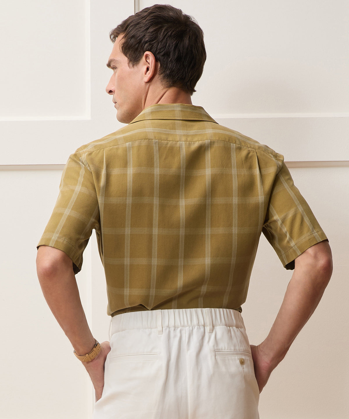 Sand-Washed Silk Studio Shirt