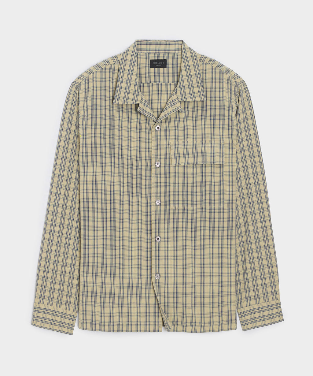 Sand-Washed Silk Studio Shirt