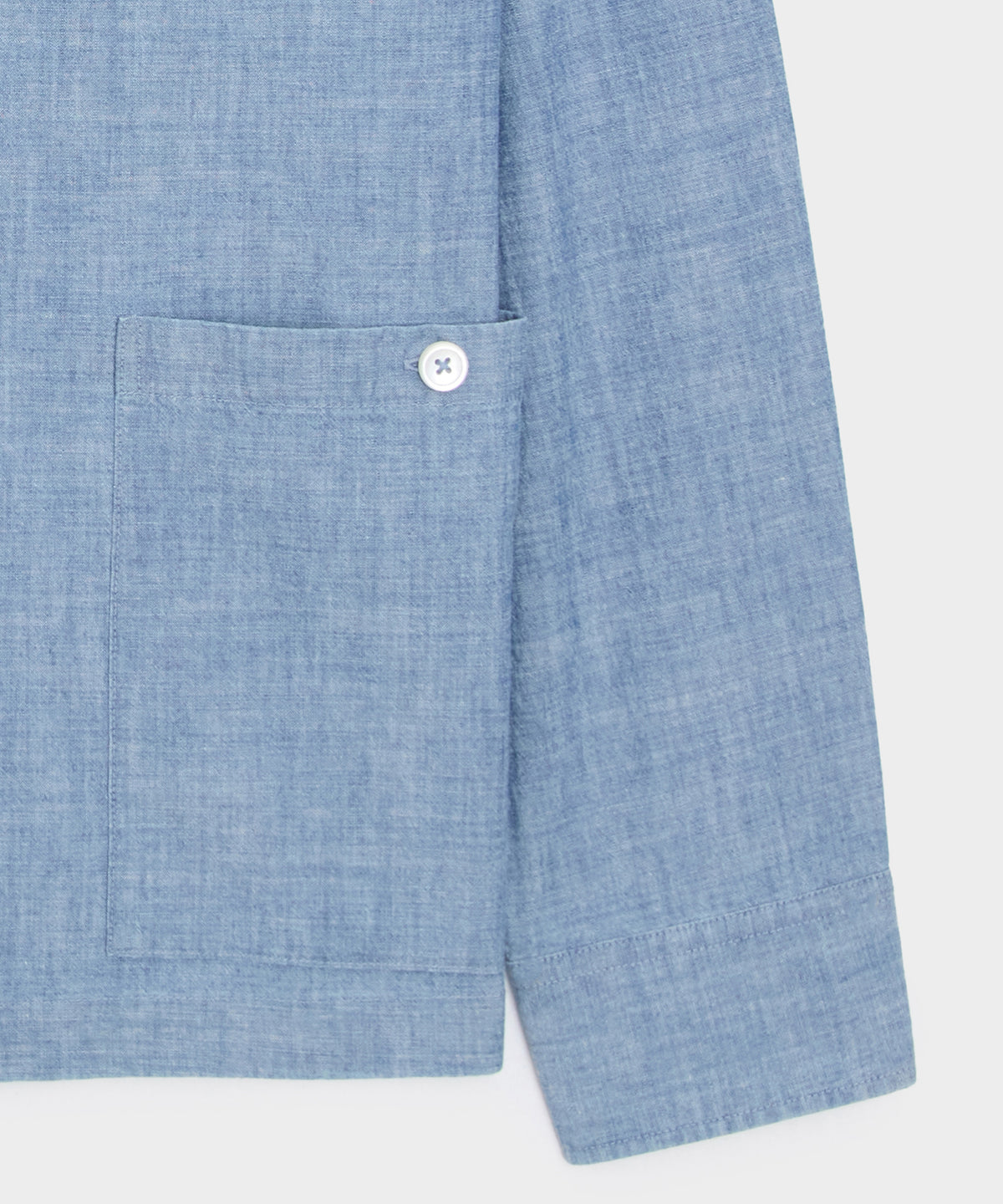 Chambray Guayabera Shirt
