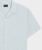Jacquard Indigo Capri Shirt