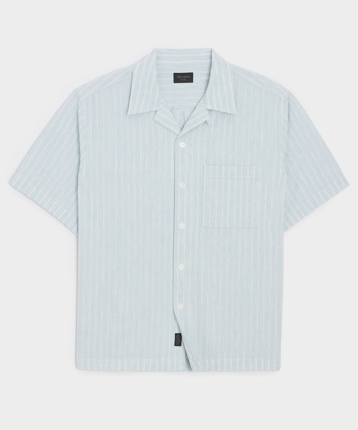 Jacquard Indigo Capri Shirt