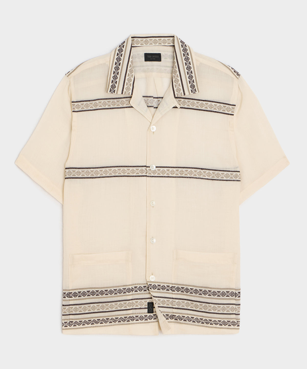 Embroidered Guayabera Shirt