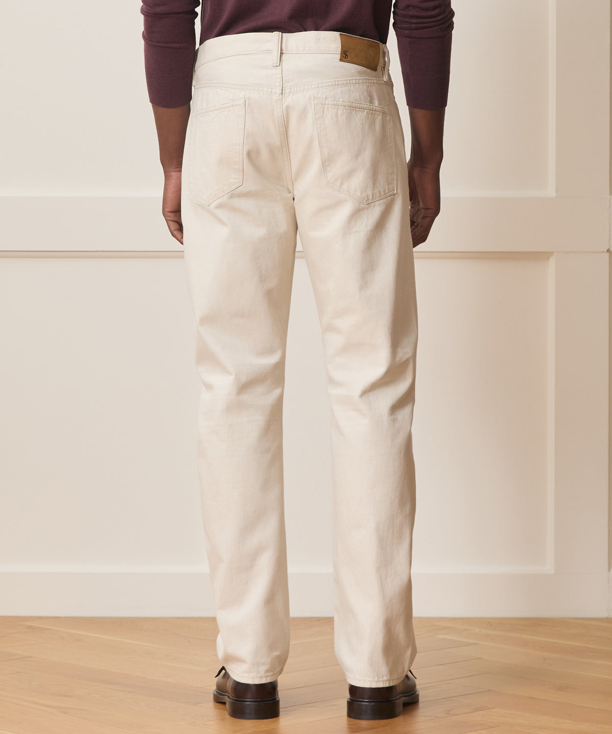 Straight Fit Lightweight Japanese Selvedge Jean in Canvas