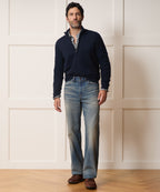 Relaxed Fit Jean in Worn Dark Indigo
