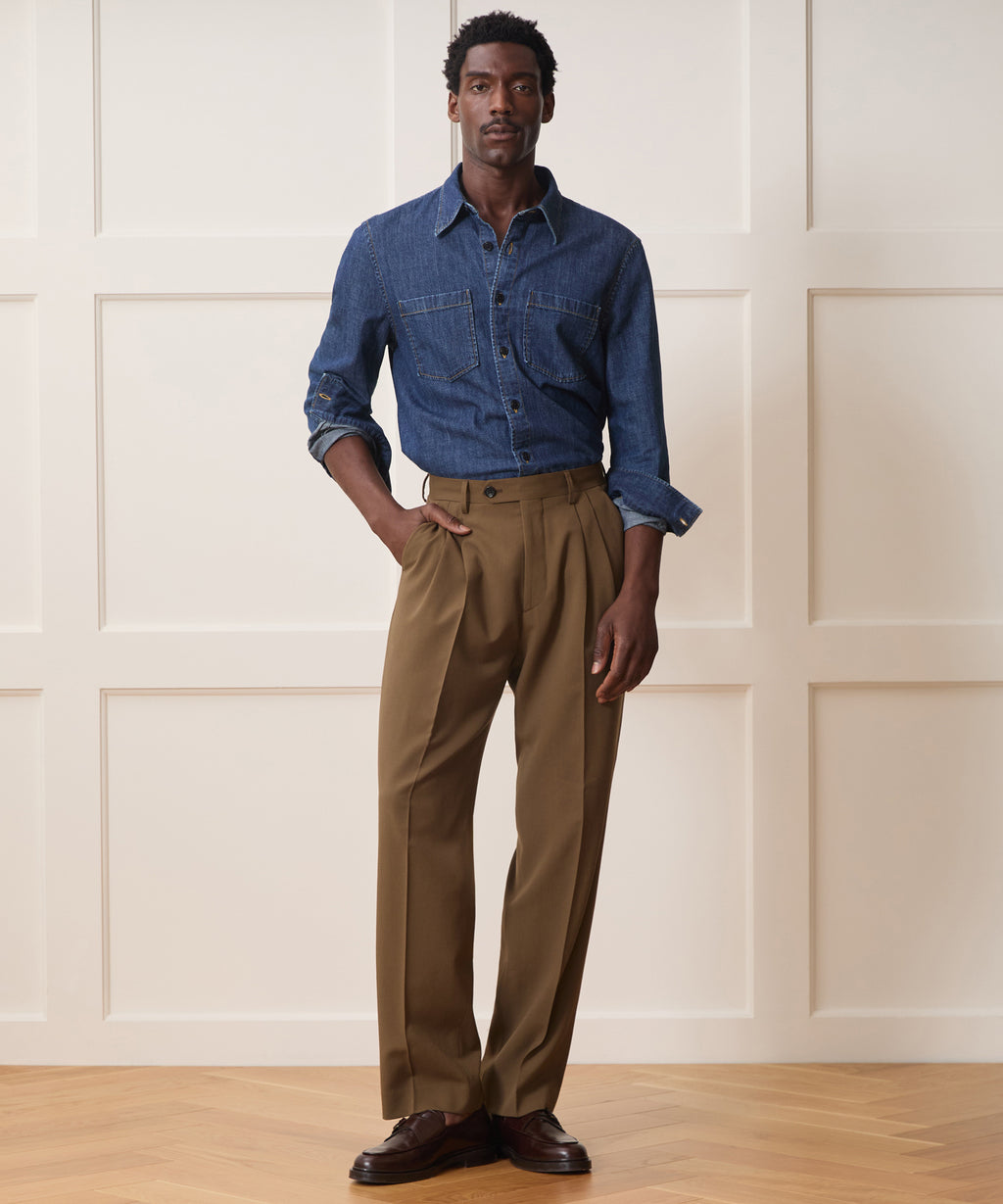 Italian Gabardine Wythe Trouser