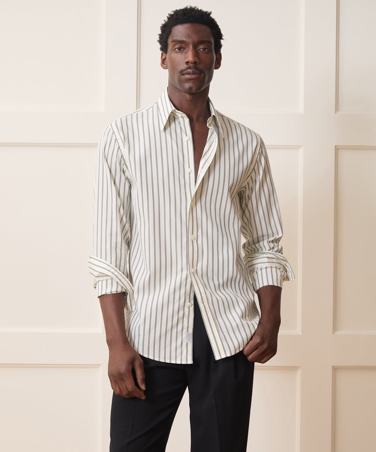 Poplin Long Point Collar Dress Shirt