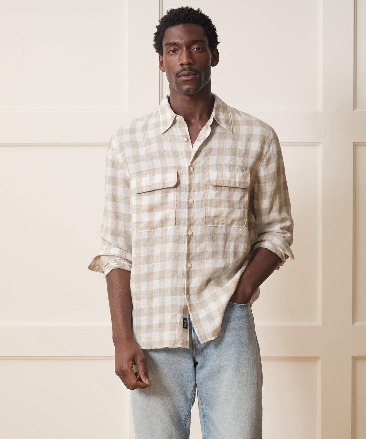 Sea Soft Linen Utility Shirt