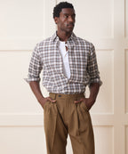 Cotton-Linen Sport Shirt