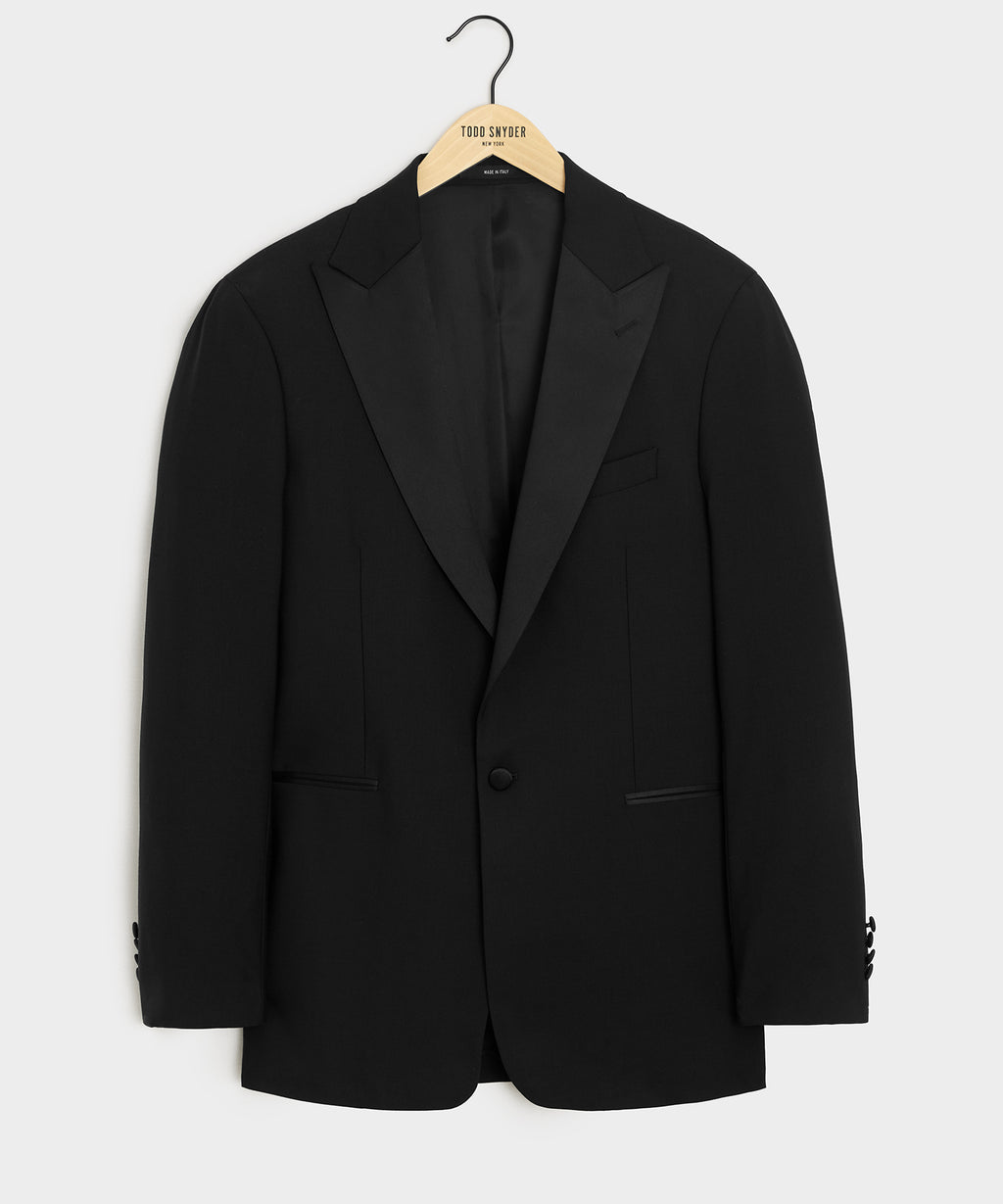 Italian Wool Peak Lapel Tuxedo Jacket