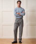 Silk-Cashmere Crewneck Sweater