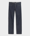 Straight Fit Japanese Selvedge Stretch Jean in Indigo