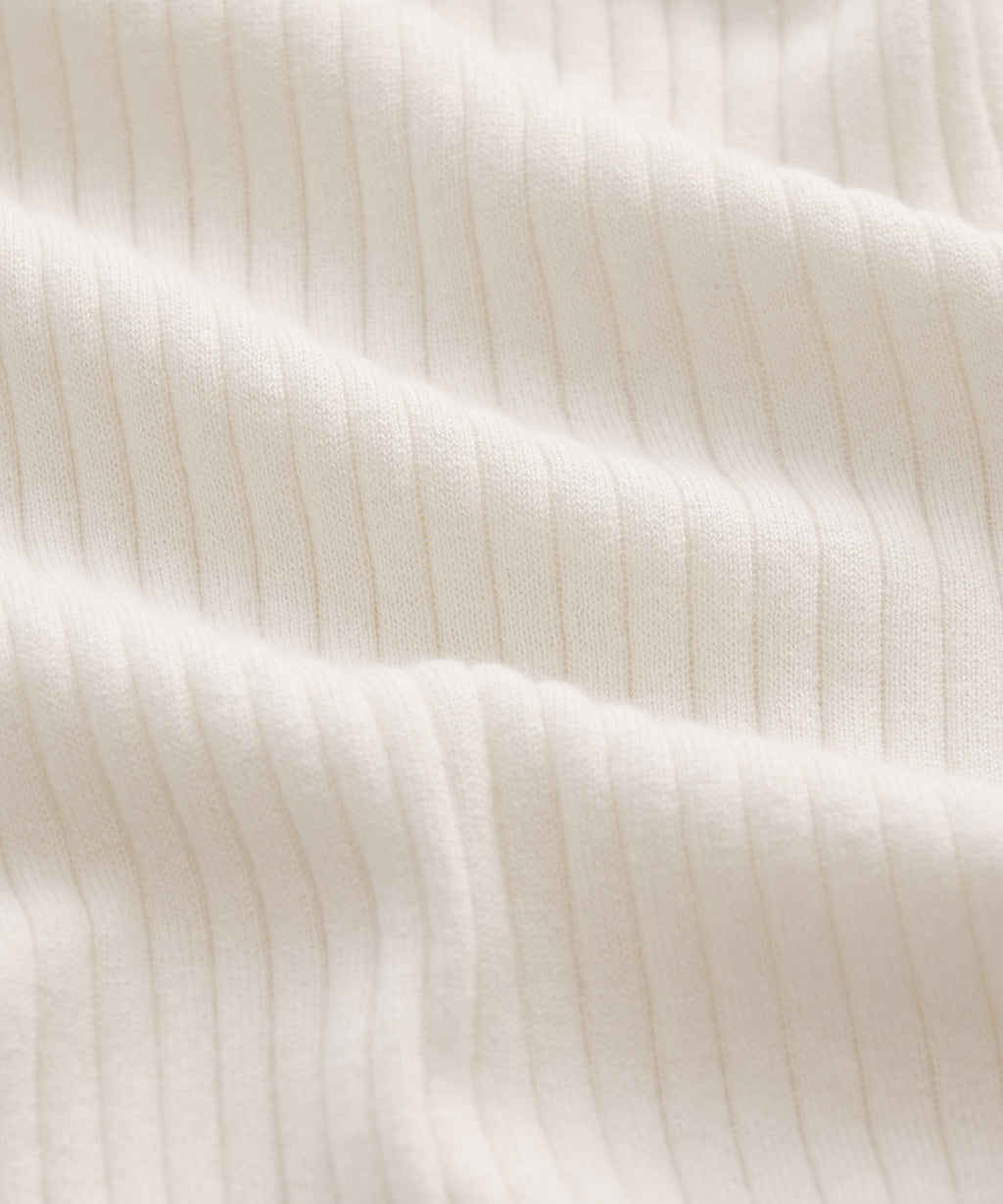 Silk-Cashmere Ribbed Montauk Sweater Polo