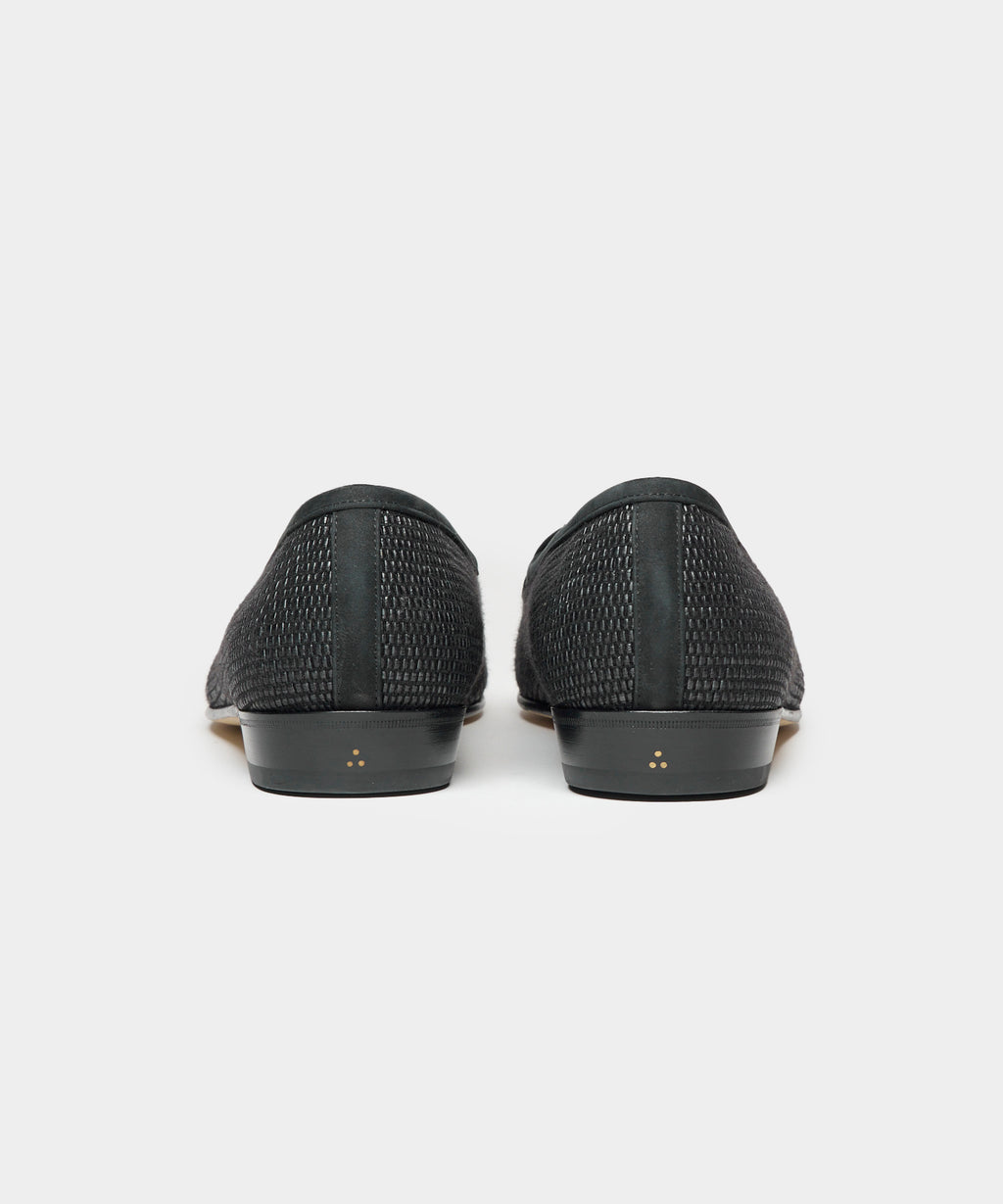 Baudoin & Lange Raffia Sagan Loafer