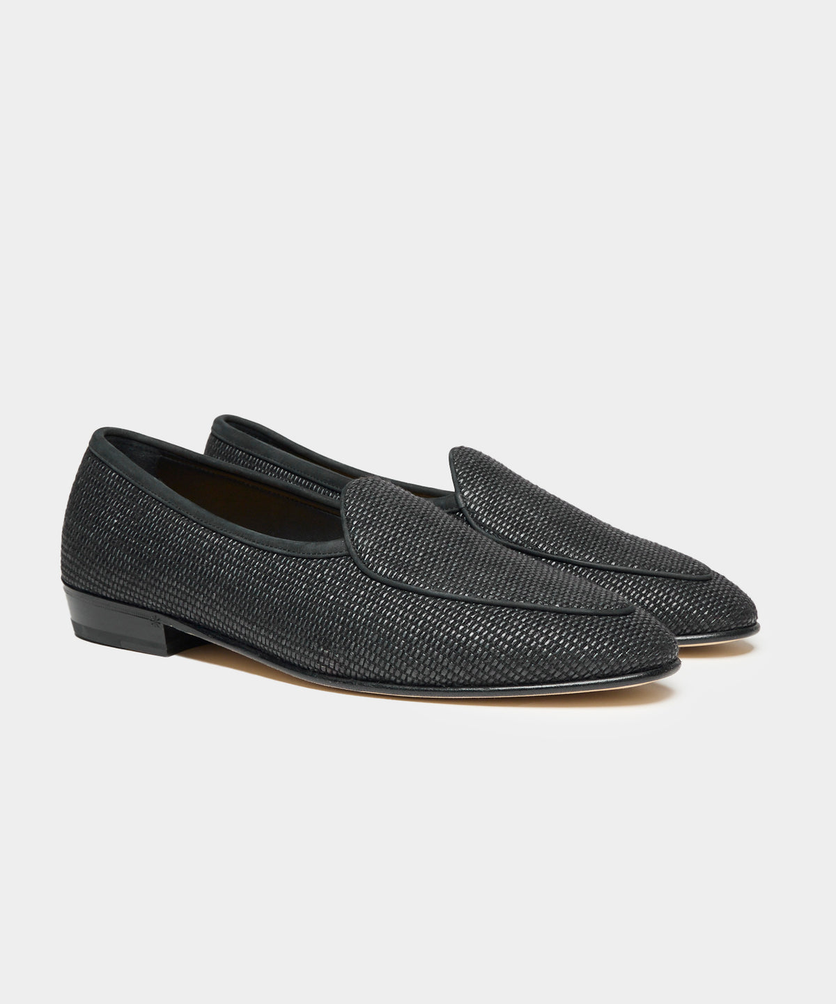 Baudoin & Lange Raffia Sagan Loafer