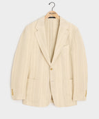 Italian Linen Silk Double Stripe Sport Coat