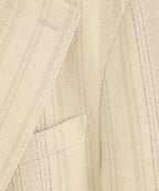 Italian Linen Silk Double Stripe Sport Coat