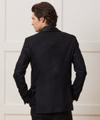 Relaxed Italian Wool Double-Breasted Shawl Tuxedo