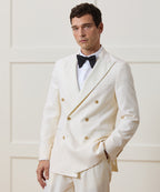 Relaxed Italian Wool Double-Breasted Tuxedo