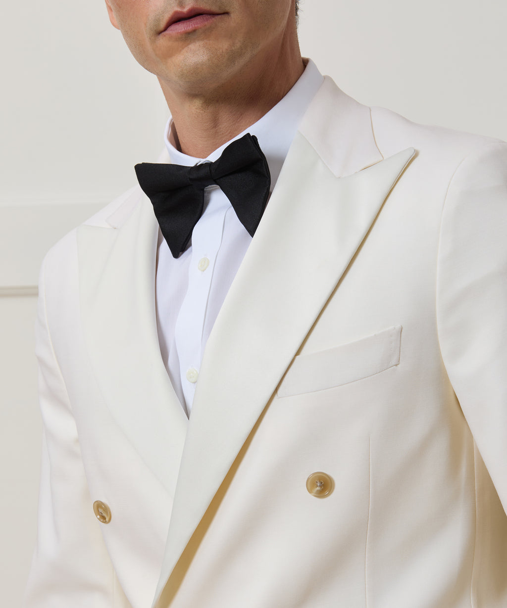 Relaxed Italian Wool Double-Breasted Tuxedo