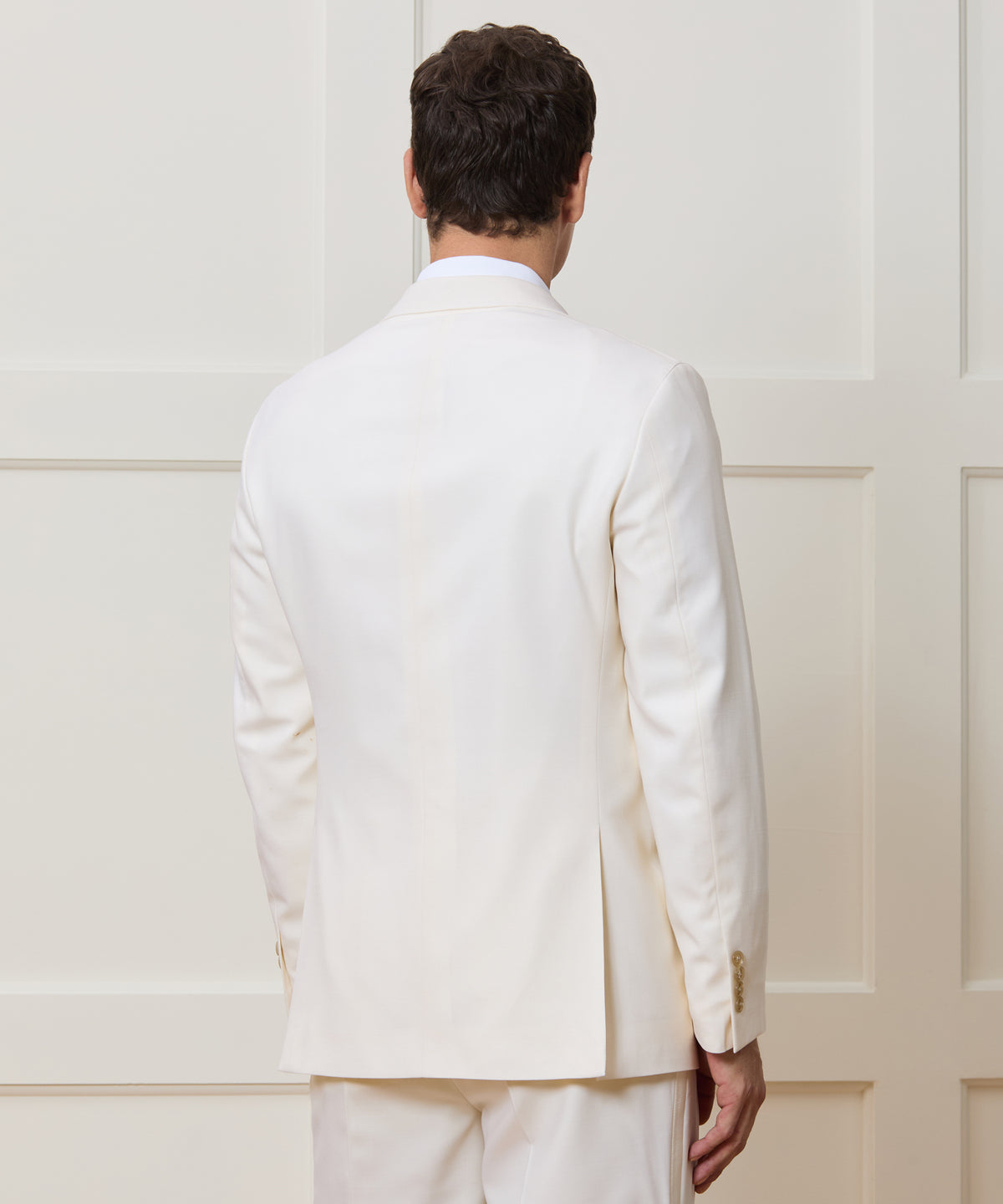 Relaxed Italian Wool Double-Breasted Tuxedo