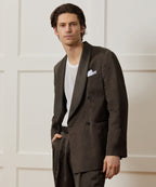 Italian Double-Breasted Shawl Tuxedo Jacket
