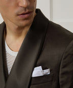 Italian Double-Breasted Shawl Tuxedo Jacket