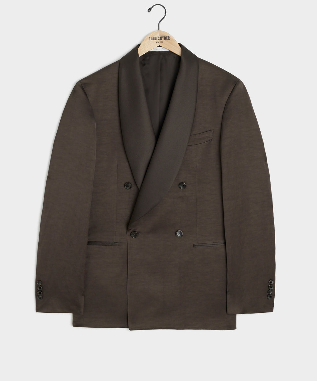 Italian Double-Breasted Shawl Tuxedo Jacket
