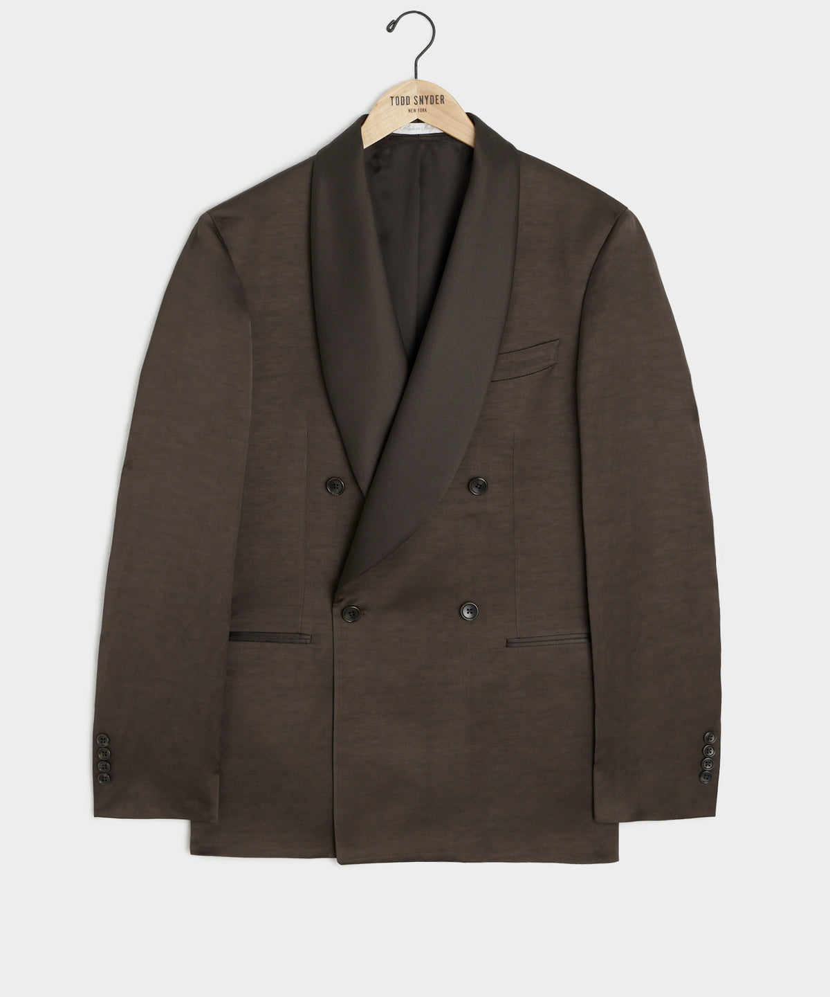 Italian Double-Breasted Shawl Tuxedo Jacket
