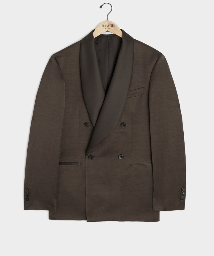 Italian Double-Breasted Shawl Tuxedo Jacket