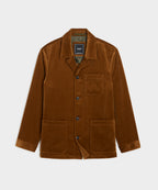 Italian Velvet Tailored Chore Coat