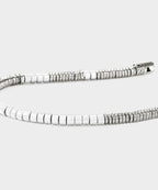 John Hardy Sterling SIlver Enamel Heishi Bracelet