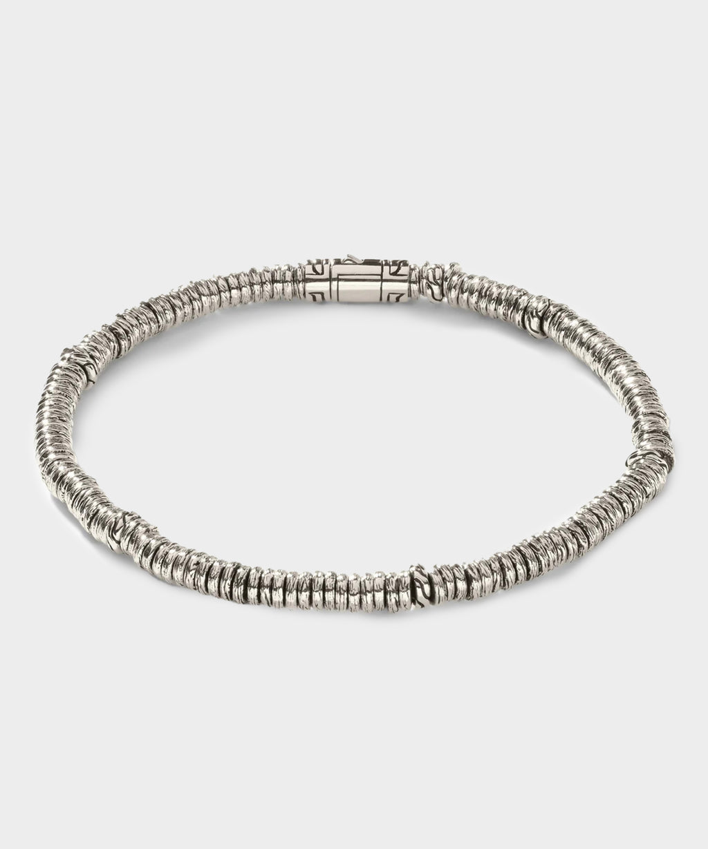 John Hardy Sterling Silver Heishi Bracelet