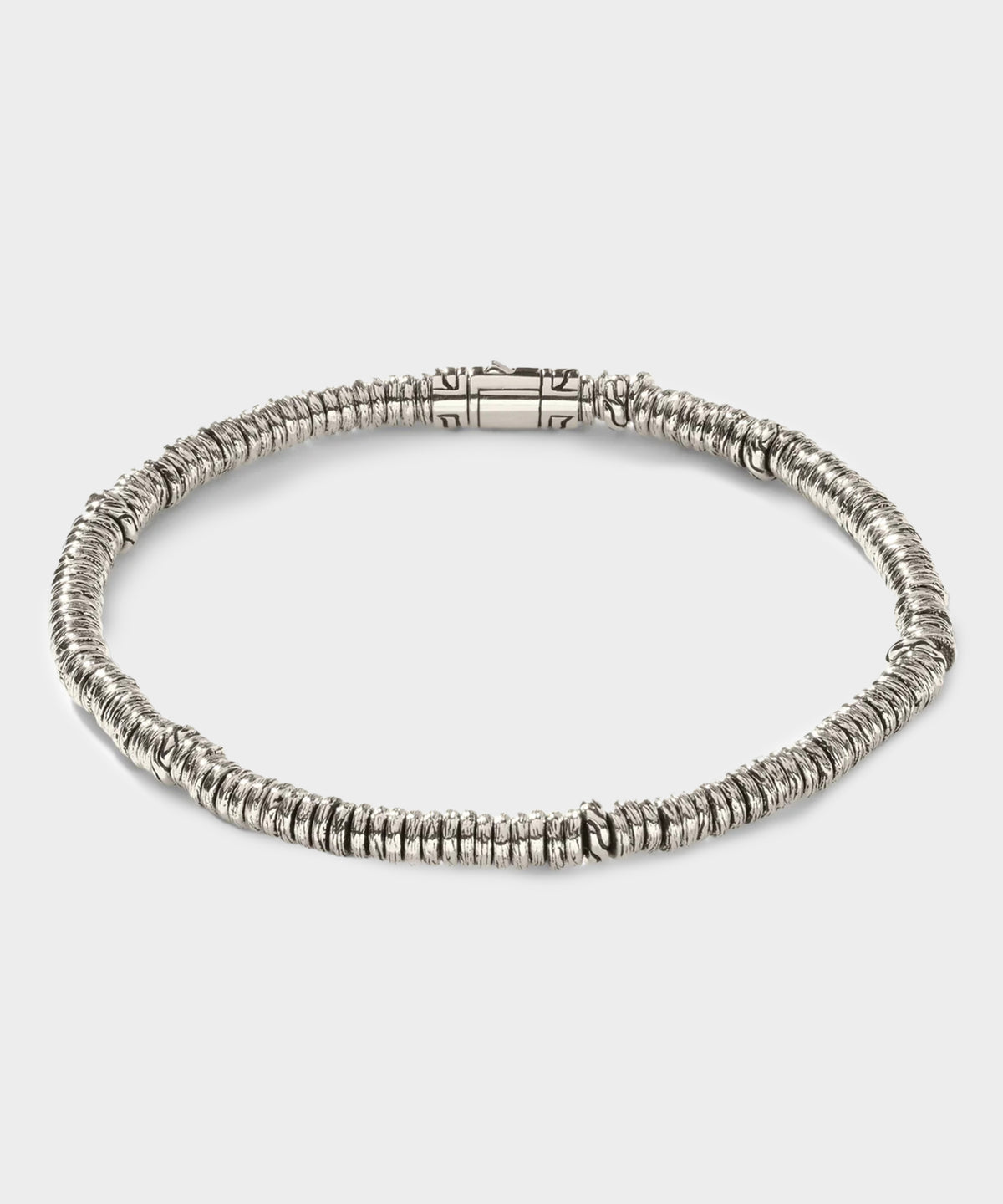 John Hardy Sterling Silver Heishi Bracelet