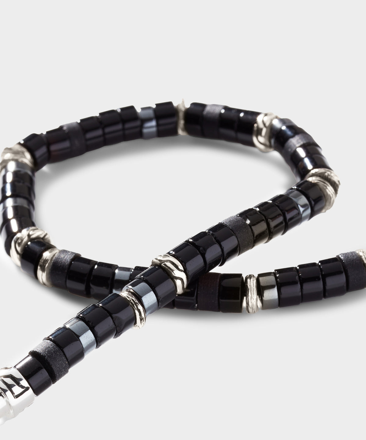 John Hardy Sterling Silver Heishi Bracelet