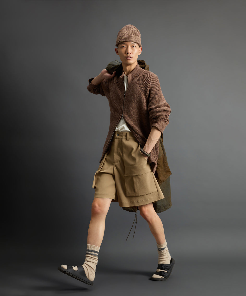 Todd Snyder x Woolrich Cotton Zip-Up Sweater