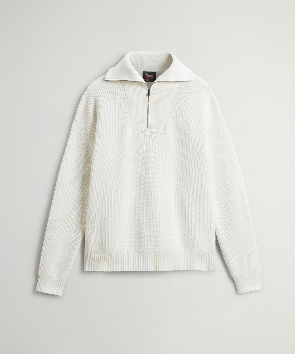 Todd Snyder x Woolrich Cotton Half-Zip Sweater