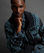 Todd Snyder x Woolrich Belted Wool-Alpaca Cardigan