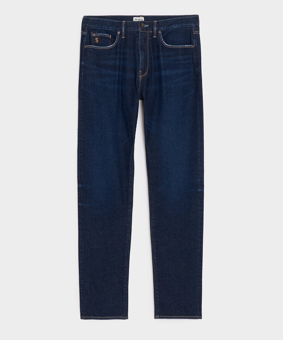 High-Rise Slim Stretch Jean in Dark Indigo