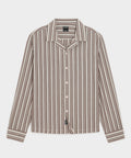 Brushed Poplin Camp Collar Shirt