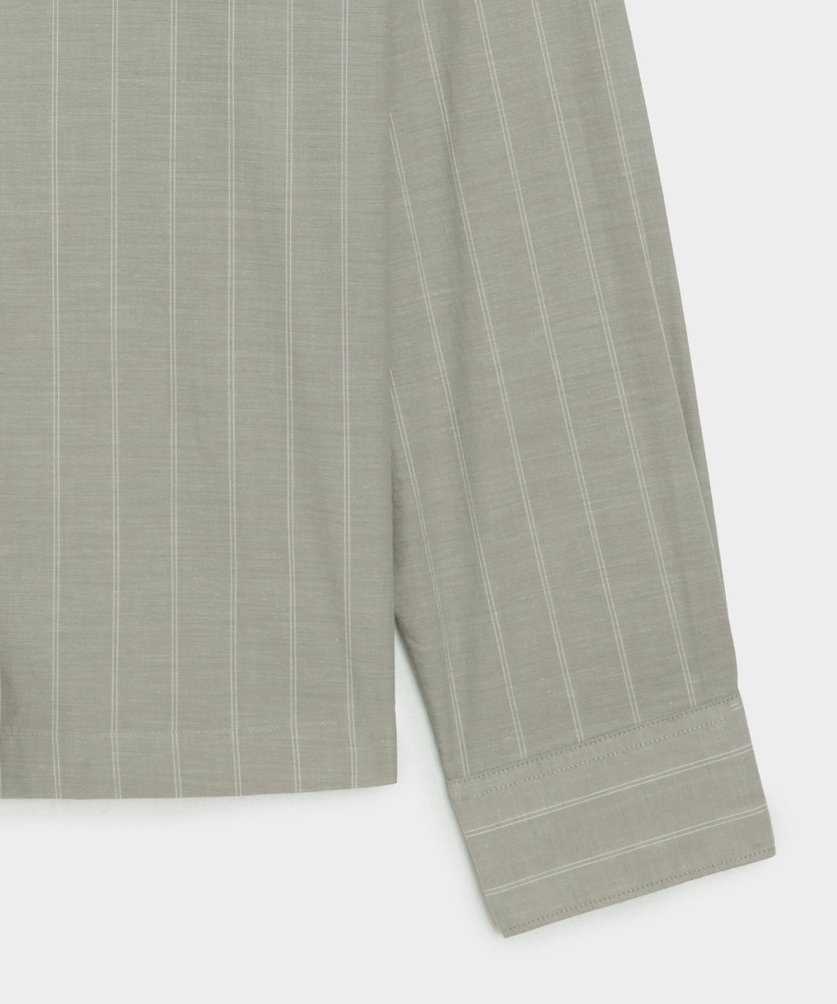 Brushed Poplin Camp Collar Shirt