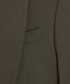 Italian Linen Mohair Double-Breasted Shawl Collar Jacket
