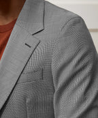 Italian Wool Glen Plaid Madison Jacket