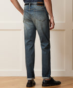 High-Rise Slim Stretch Jean in Vintage Knee
