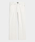 Western Jean in White