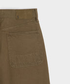 Relaxed Barrel Jean in Brown