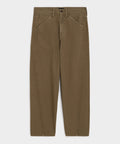 Relaxed Barrel Jean in Brown